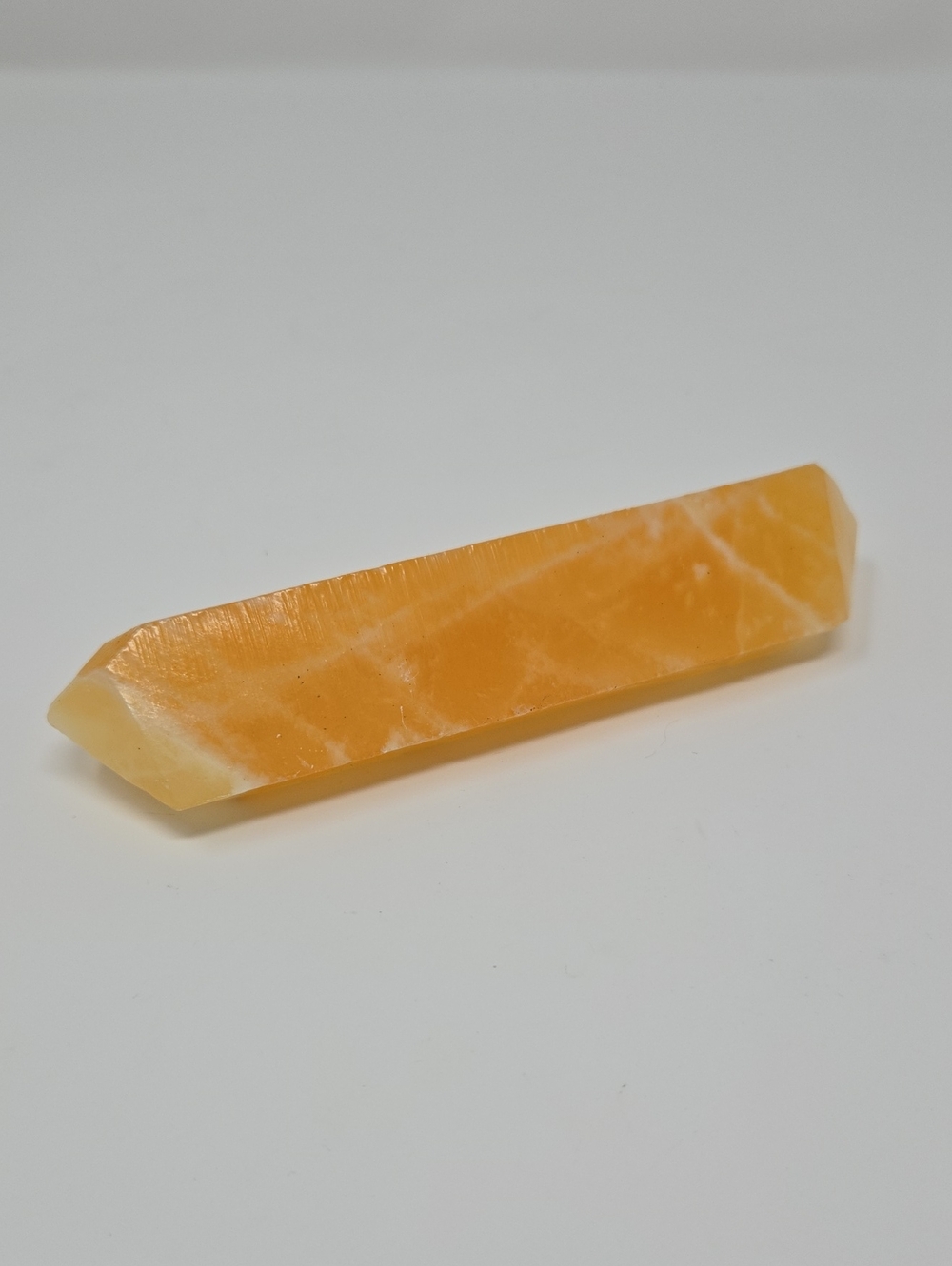 # 10: Polished Orange Calcite "Creamsicle" Colour Mineral Specimen